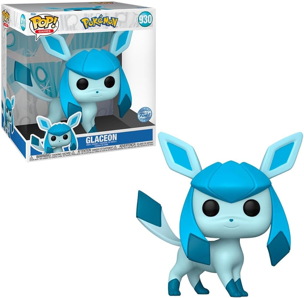 Funko Pokemon – Glaceon Pop! Figura de vinilo, multicolor, tamaño de 10 pulgadas