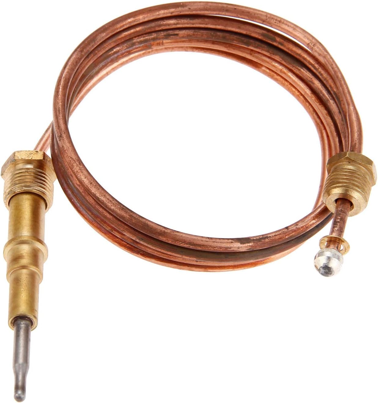 Calentador de patio, quemador de 27.5 pulgadas, termopar de gas, fogata, estufa, repuesto universal para calentador de patio de gas al aire libre,