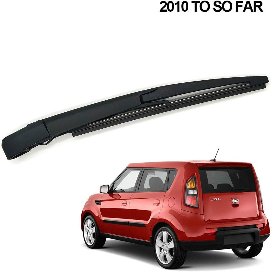 Juego de limpiaparabrisas trasero y limpiaparabrisas trasero para Kia Soul 2010-2017