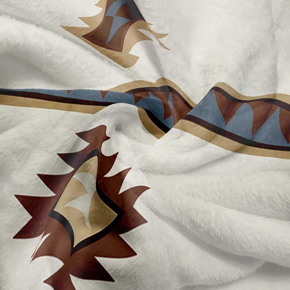 DYNH Aztec Throw Blanket, Native American Blanket Southwestern Boho Throw Flannel Blankets for Couch & Bed, Mexican Blankets and Throws for Couch