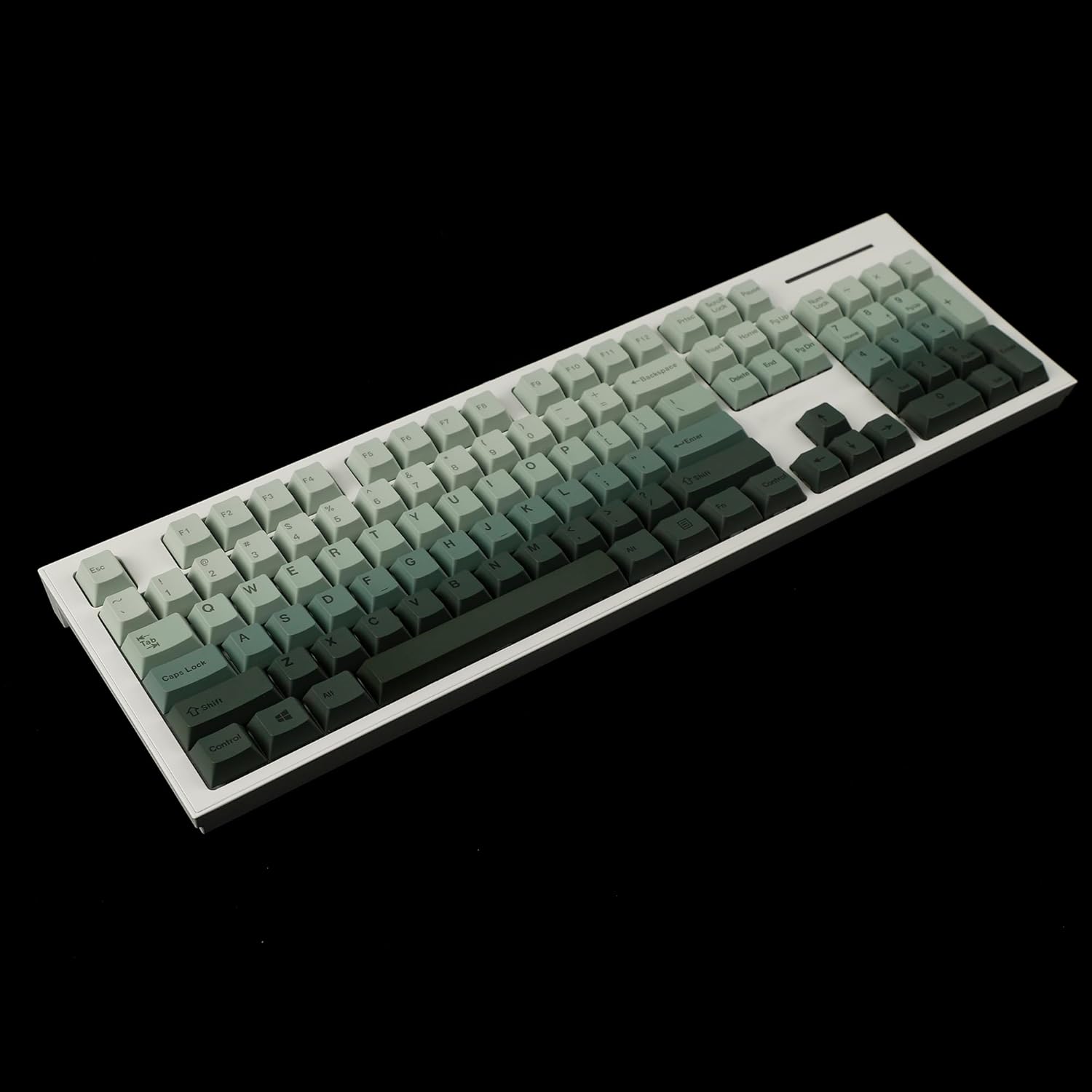Teclas de gradiente PBT de 0.067 in de grosor, color cerezo, tinte Sub Mac, teclado para teclado ANSI ISO 104 TKL GK61 96 75 GMMK NCR80 Mx