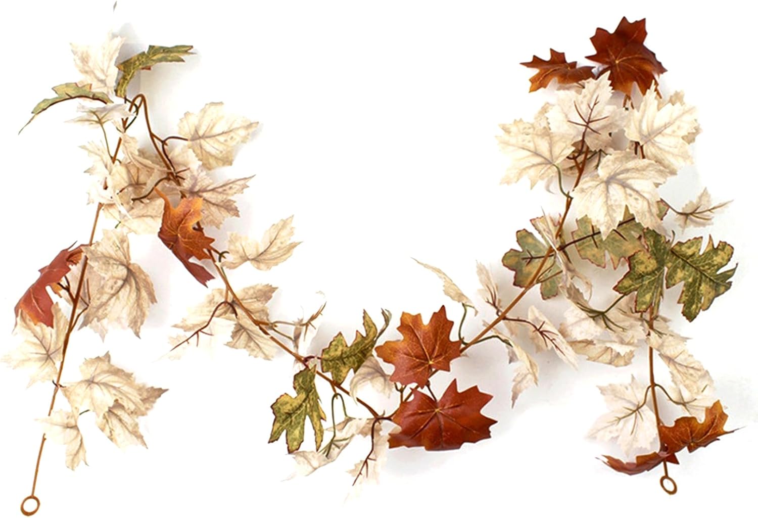 Guirnalda de otoño de 5.6 pies, hojas de arce, calabazas, bayas, guirnalda de hojas de otoño para el hogar, decoración de mesas de otoño, decoración