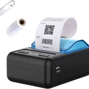 Impresora térmica Bluetooth de recibos de 2.283 in, solo compatible con AndroidWindows, no puede soportar iosiPadMAC, mini bolsillo portátil Impresora térmica Bluetooth de recibos de 2.283 in, solo compatible con AndroidWindows, no puede soportar iosiPadMAC, mini bolsillo portátil