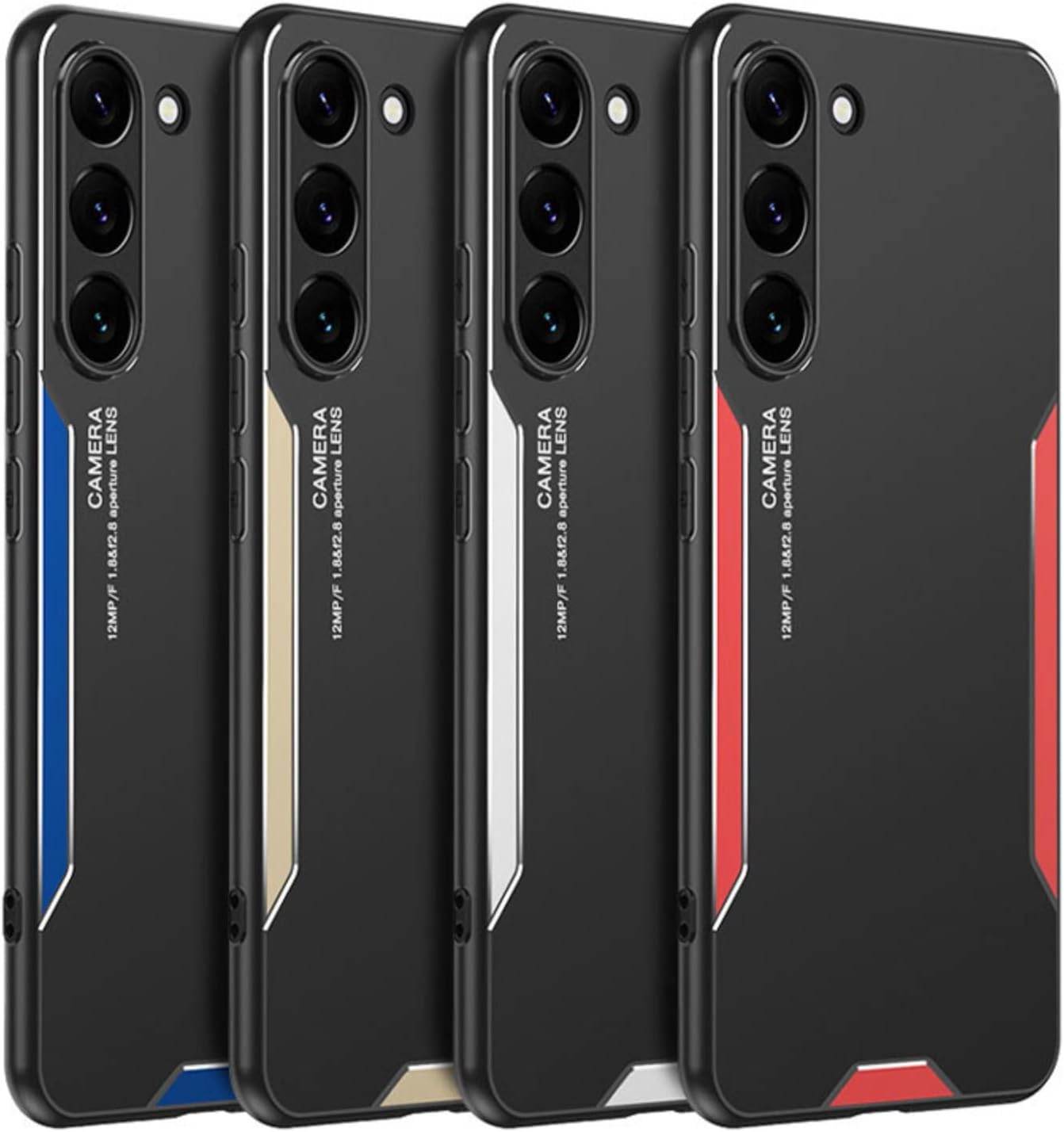 Luxury Business – Funda de metal ultrafina para hombre para Samsung Galaxy A52 A53 A51 A32 5G 4G, aleación de aluminio + TPU cubierta trasera de