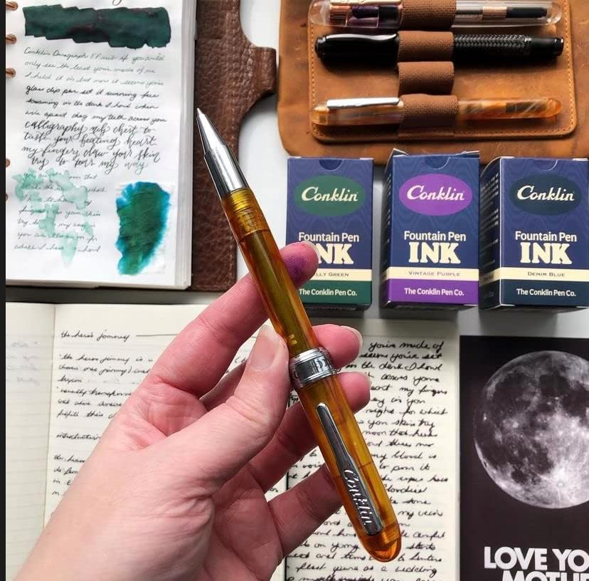 Conklin Symetrik Estilográfica Ámbar Precious – M