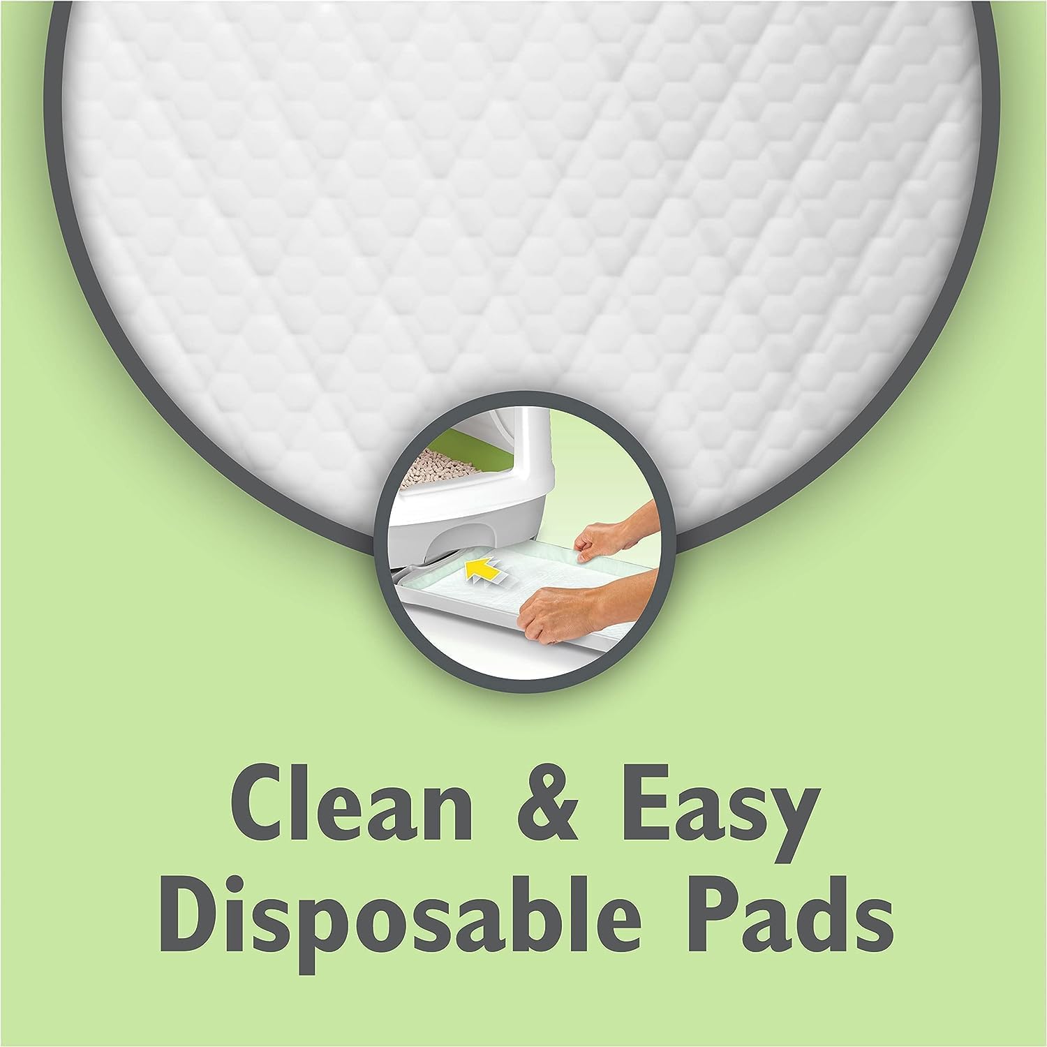 Tidy Cats Breeze – Paquete de recambio de almohadillas para gatos (3) 10 unidades con toallitas Aurora Pet