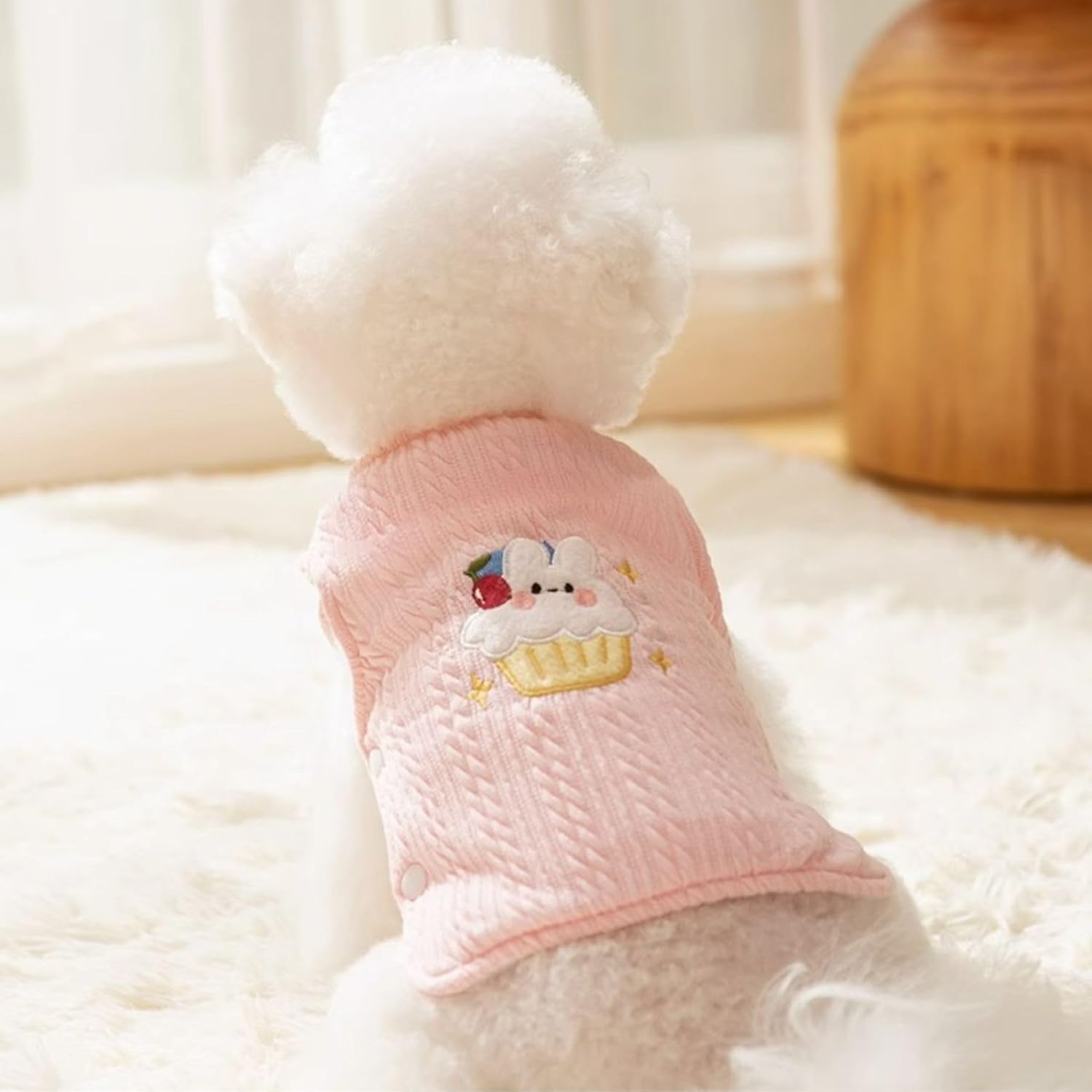 Suéter de forro polar para perro, lindo chaleco de forro polar para perro, ropa cálida para mascotas, camisas para cachorros y perros pequeños,