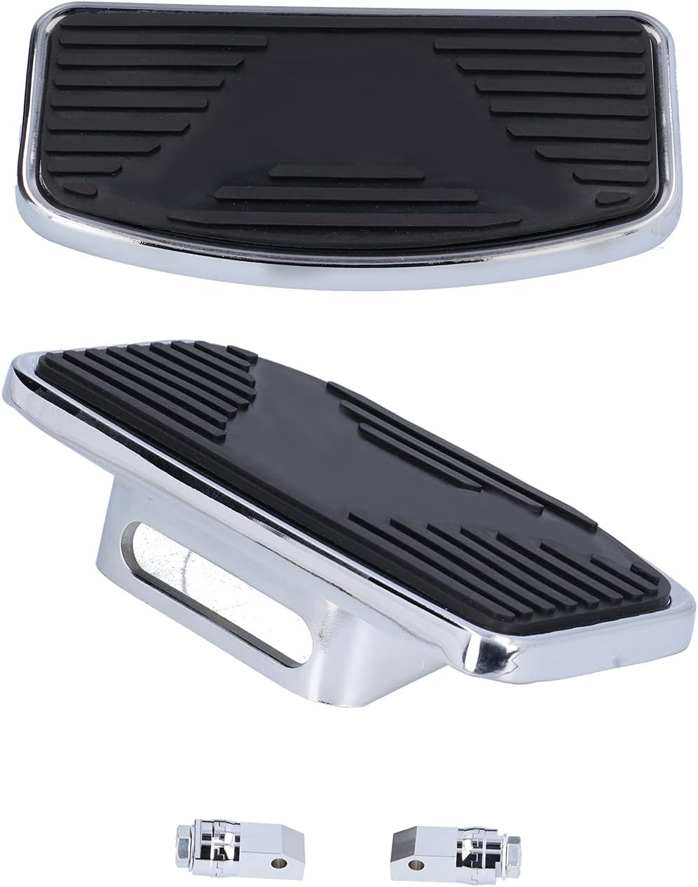 Juego de 2 piezas de suelo ajustable para motocicleta, reposapiés ancho, reposapiés de pasajero, apto para VTX1300 VTX1800