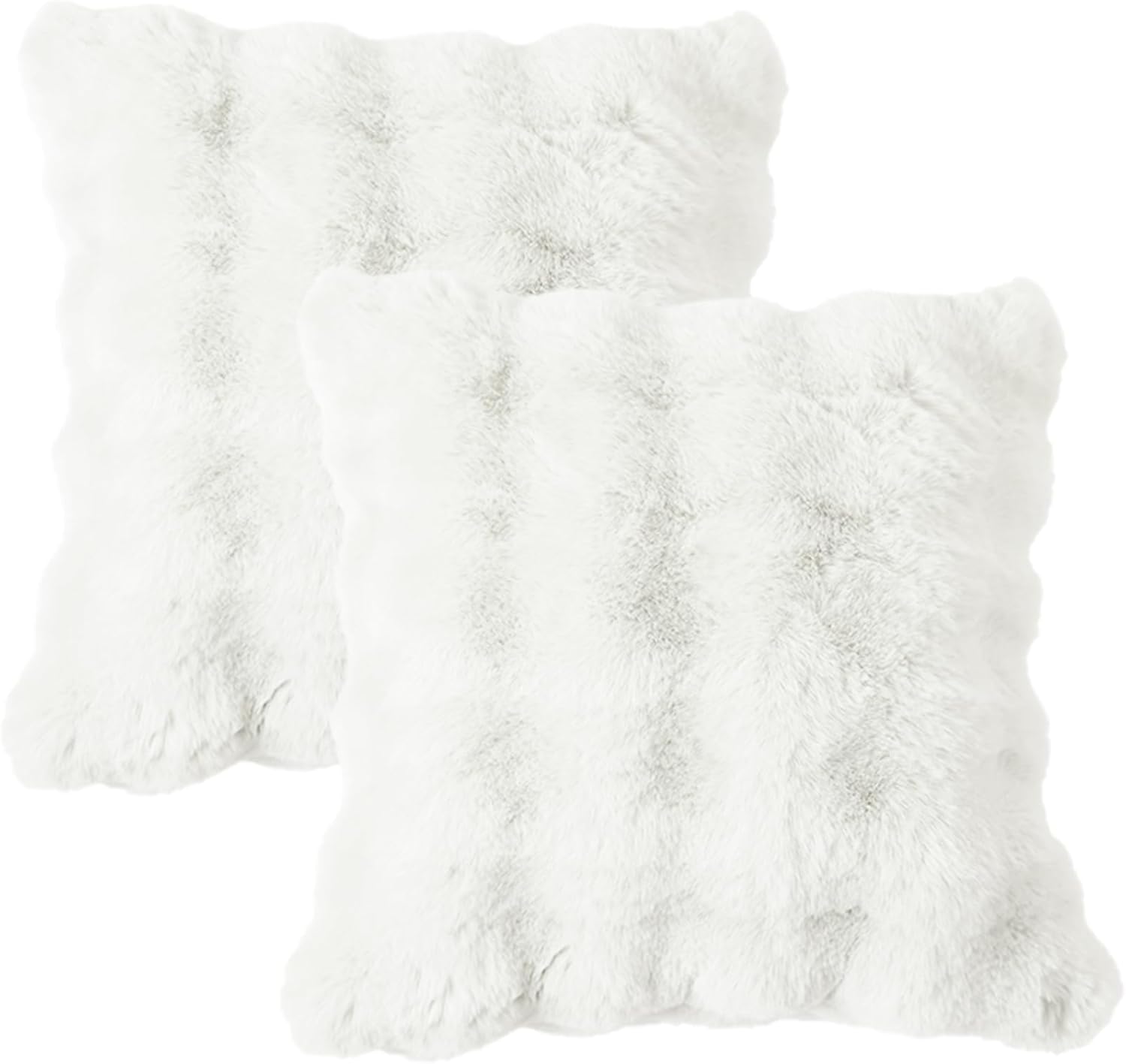 Fundas de almohada decorativas de lujo suaves y esponjosas para sofá, fundas de almohada de terciopelo suave, fundas de almohada de felpa suave para