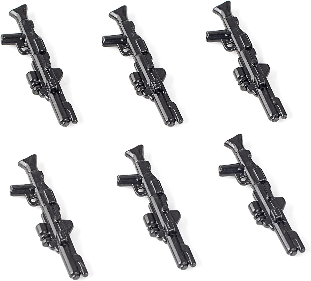 -MOC Space Wars F11-D y Long DC-15 Clone Trooper Blaster Armas de Accesorios Diseñadas para Manos Minifigs (100 piezas)