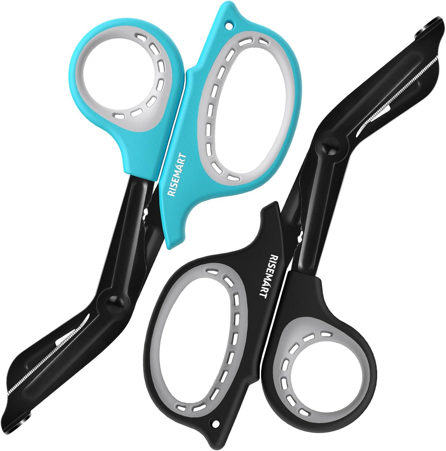 Tijeras de trauma  Tijeras médicas vendaje para enfermeras, 7.5 pulgadas, cuchillas antiadherentes recubiertas de fluoruro, tijeras de enfermería,