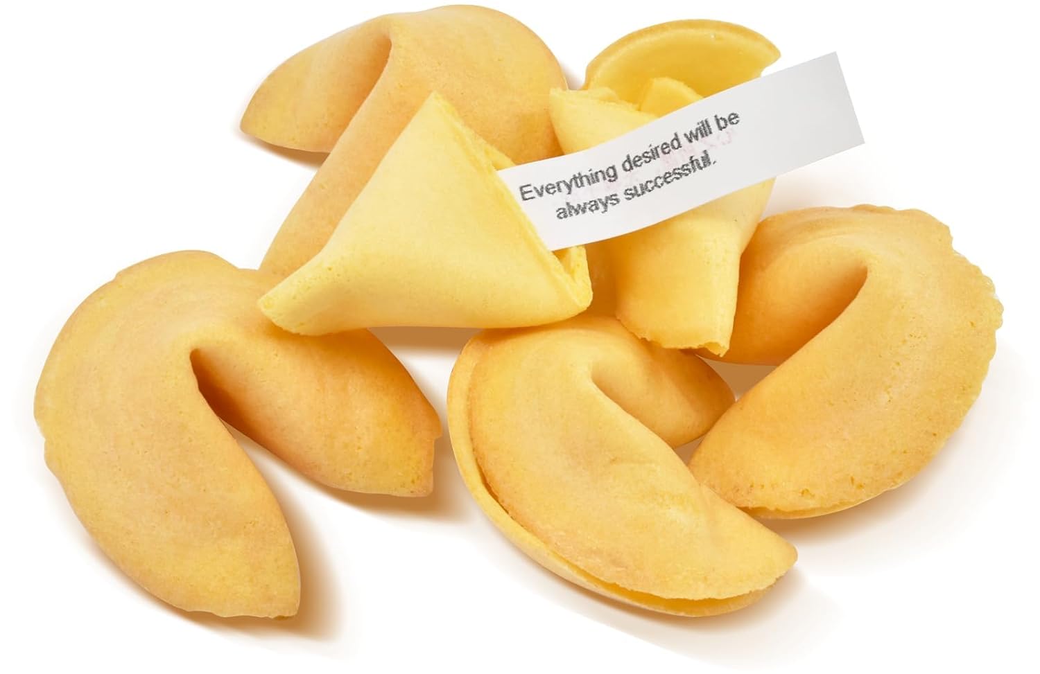 Soeos Fortune Cookies, galletas Fortune envueltas individualmente a granel, aproximadamente 50 galletas, galletas crujientes empaquetadas