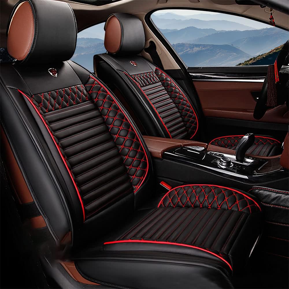 5 fundas de asiento de automóvil para Cadillac Escalade 2001-2025, cubierta interior delantera y trasera, protectores de asiento divididos
