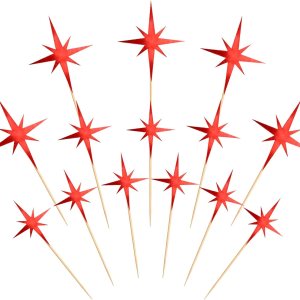 30 piezas de decoración de cupcakes de estrella pequeña estrella centelleante para cupcakes, compromiso, novia, baby shower, boda, fiesta de 30 piezas de decoración de cupcakes de estrella pequeña estrella centelleante para cupcakes, compromiso, novia, baby shower, boda, fiesta de