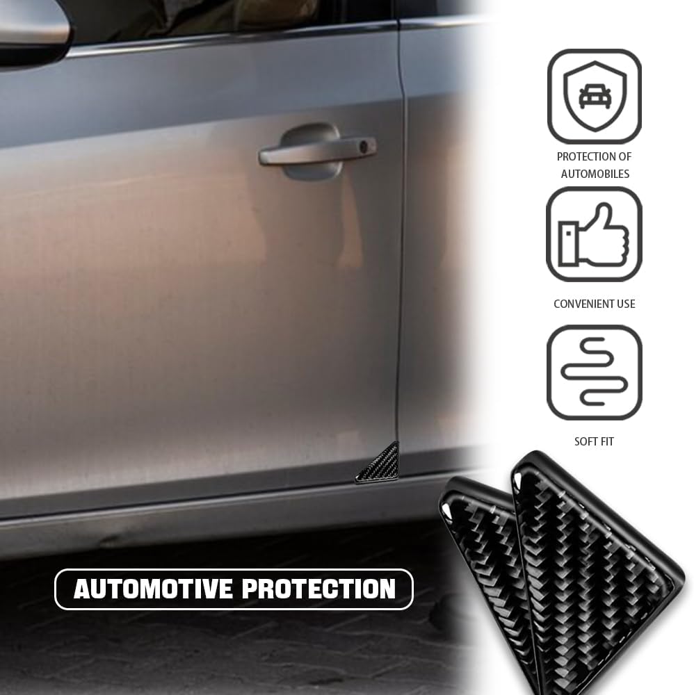 2 fundas de esquina de puerta de automóvil, protectores de borde de puerta de automóvil, protectores de borde de puerta lateral de automóvil,