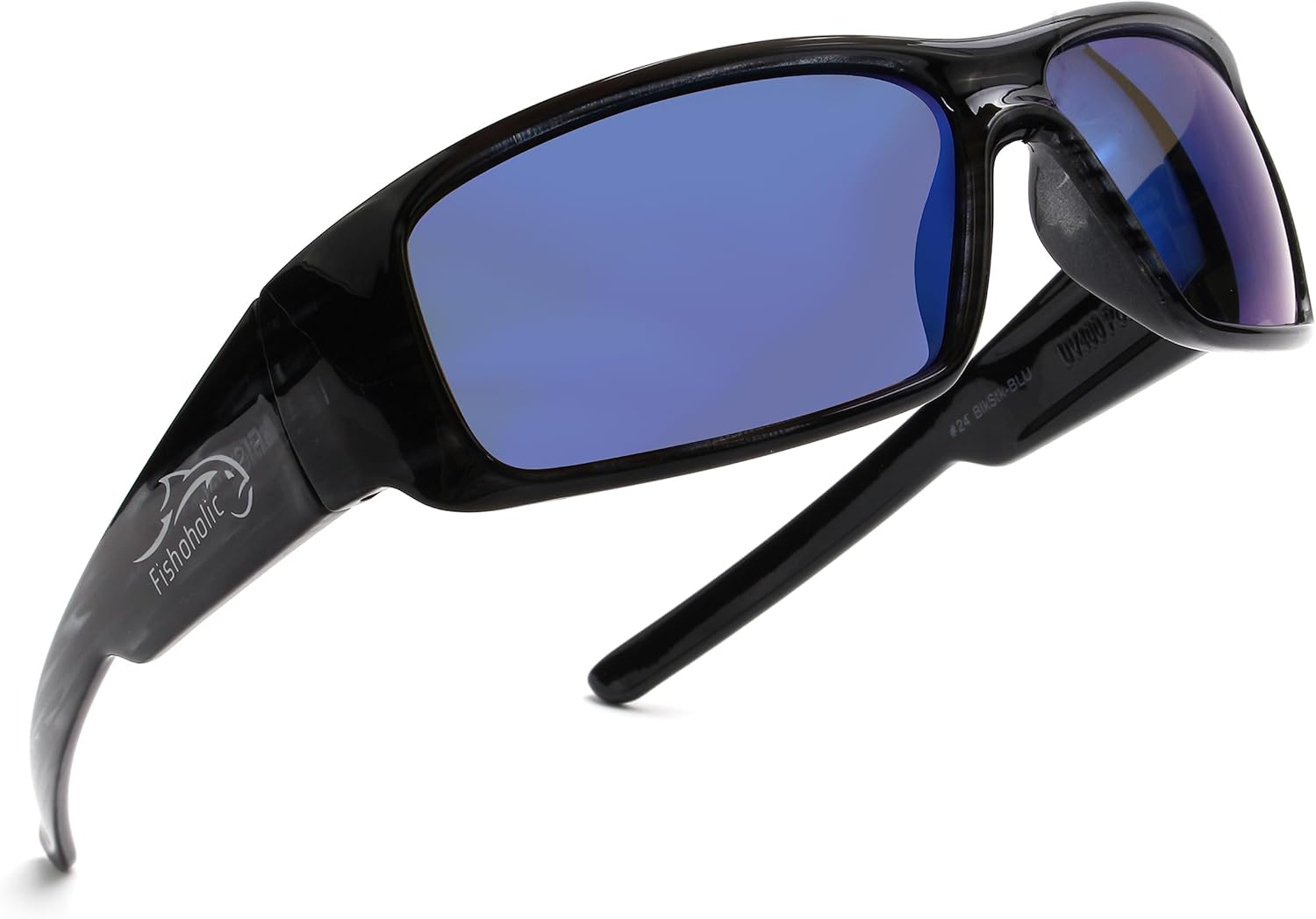 Fishoholic – Lentes de sol polarizados para pesca con protección UV400, 5 opciones de color, con funda, regalo de pesca