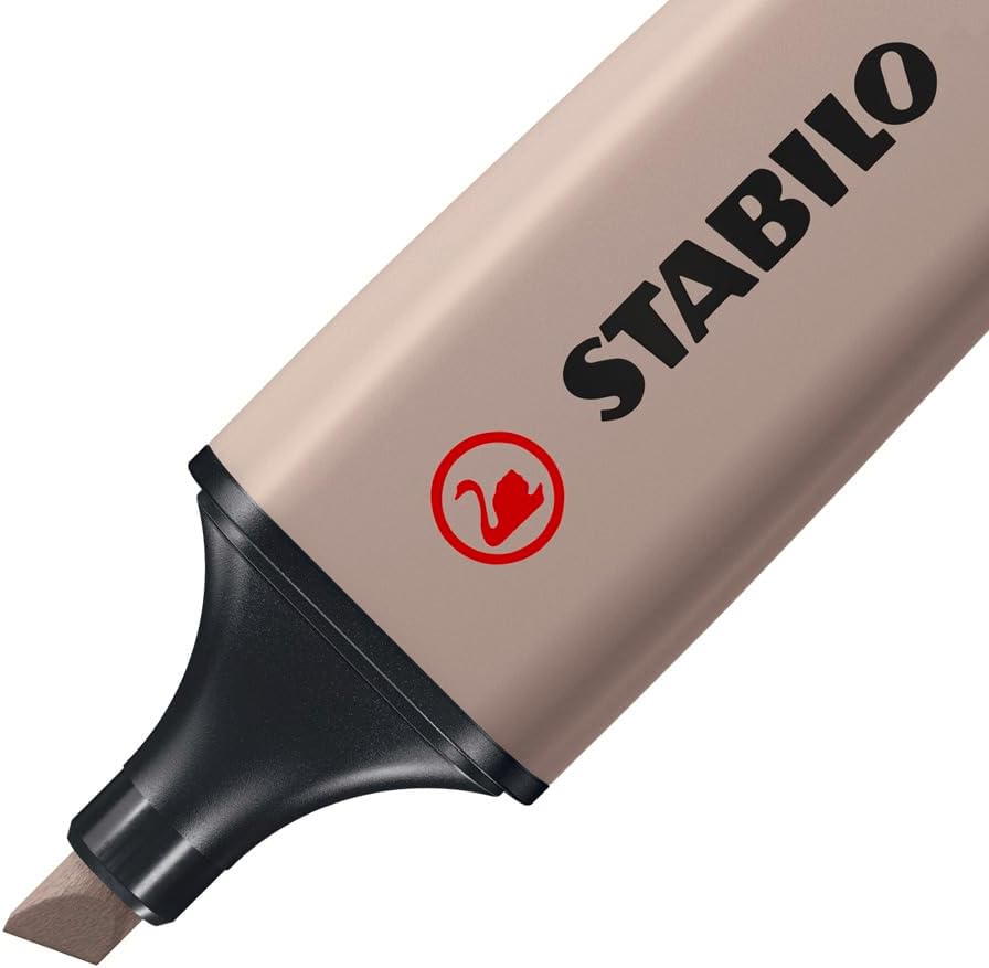 STABILO Resaltador BOSS ORIGINAL NatureCOLORS – Pack de 10 – Gris Cálido