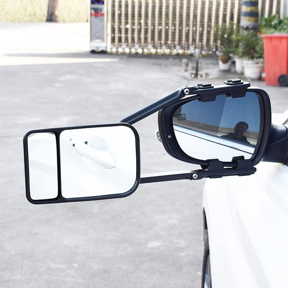 CYDZSW Espejos de remolque para automóvil, bloques de nivelación de RV con clip lateral para extensiones de espejo, accesorios de remolque para