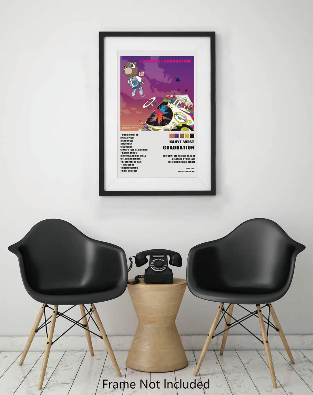 XIHOO Christ-EZ KanYe West – Póster limitado para decoración de pared genial para estética de habitación, póster mate sin marco, regalo de 11 x 17