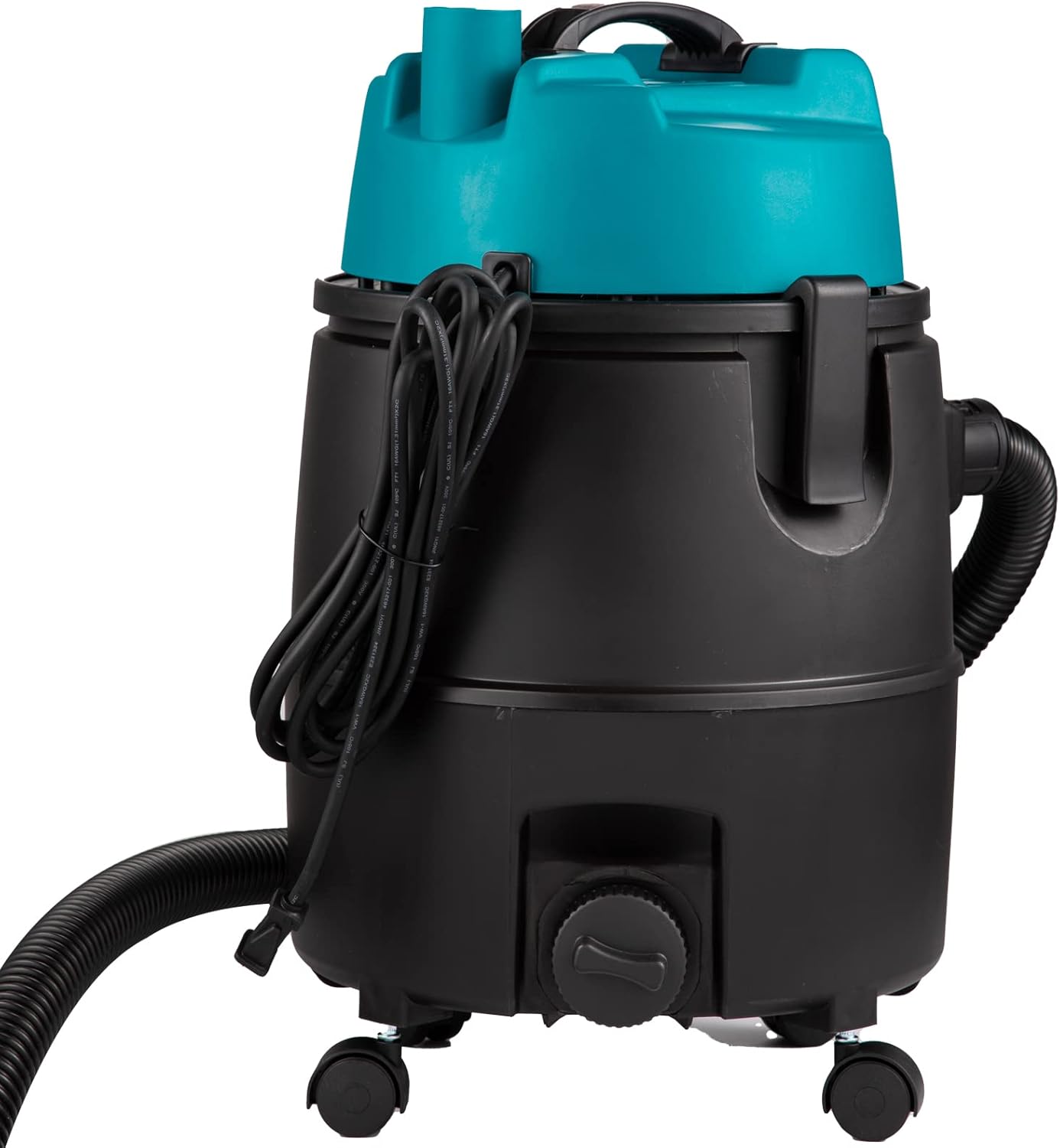 VEVOR Aspiradora de estanque, motor de 1400 W en sistema de succión de una sola cámara, motor de 120 V con cable eléctrico de 15 pies, 4 cabezales