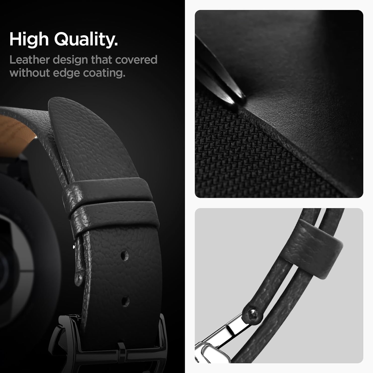 Spigen Correa Enzo de 0.78 pulgadas diseñada para Samsung Galaxy Watch 654 de 1.731.57 pulgadas, Classic 6 de 1.771.73 pulgadas, 5 Pro de 1.772