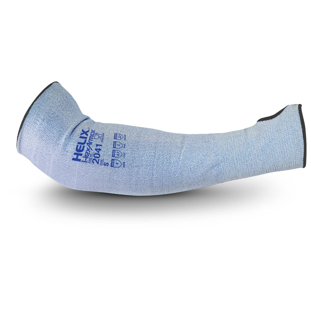 HexArmor Helix 2041 – Manguito tejido resistente a cortes con orificio para el pulgar, grande, individual