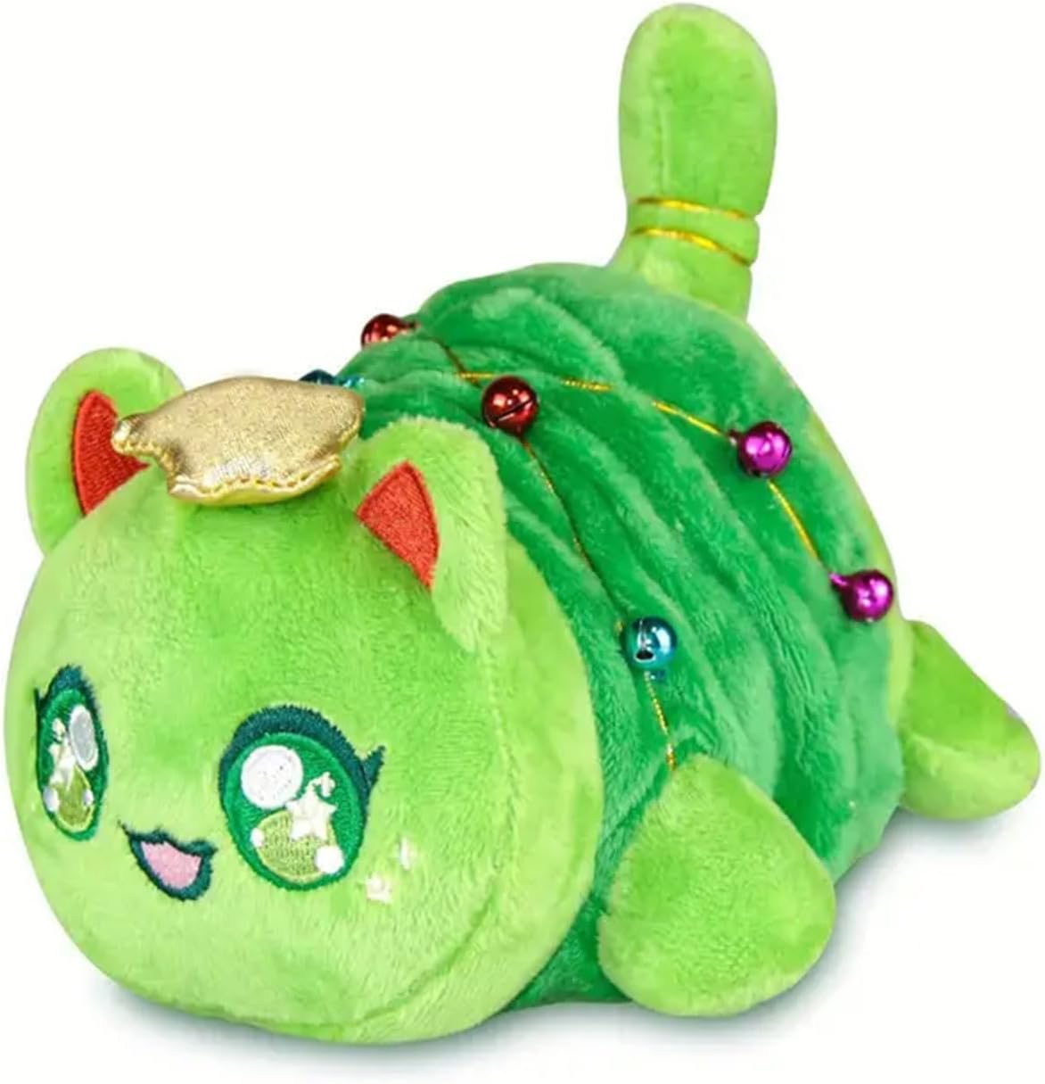 Christmas MeeMeows – Peluche de gato  Lindo gato Stdffed Animal coleccionable figura de juguete regalo para niños fanáticos, Navidad cumpleaños