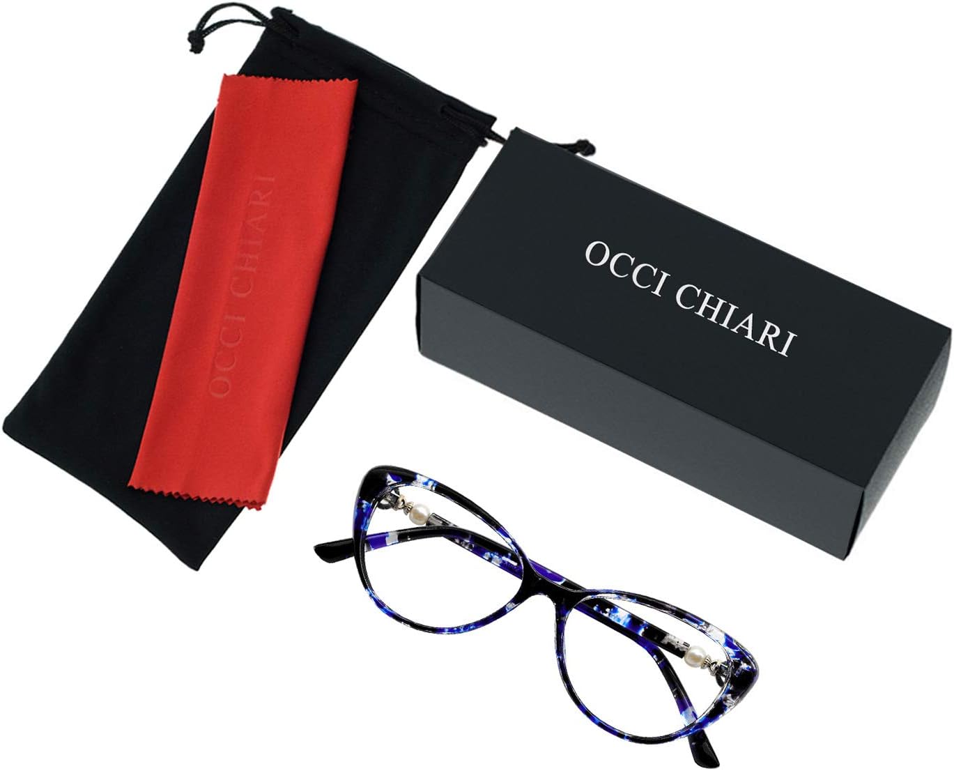 OCCI CHIARI Reading Glasses Women Fashion Readers(1.0 1.25 1.5 1.75 2.0 2.25 2.5 2.75 3.0 3.5 4.0 5.0 6.0)