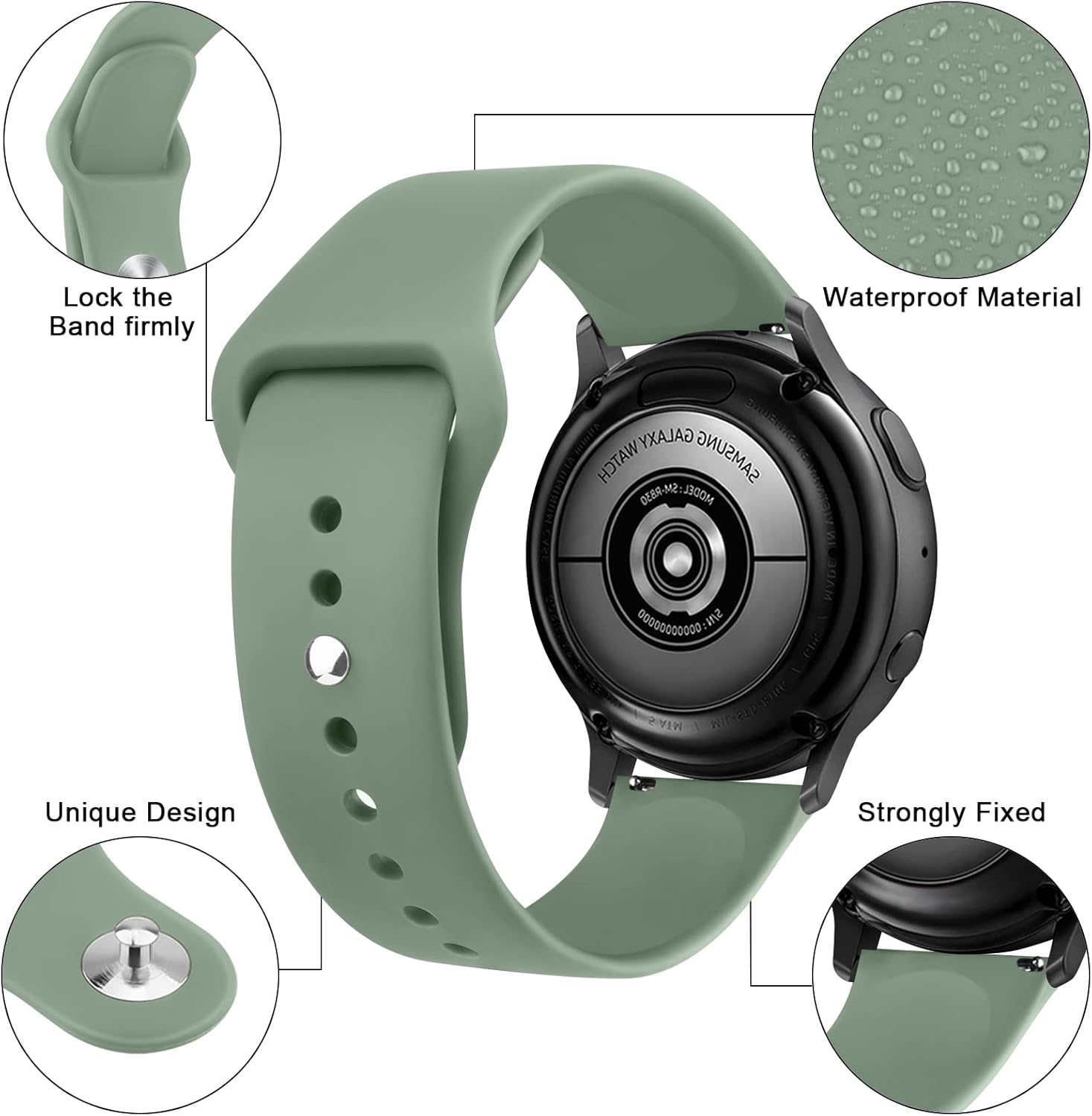 Bandas de silicona para Amazfit GTR mini, Amazfit GTS 4  GTS 4 Mini  GTS 3  GTS 2  GTS 2e  GTS 2 mini  GTS, correa de repuesto deportiva suave de