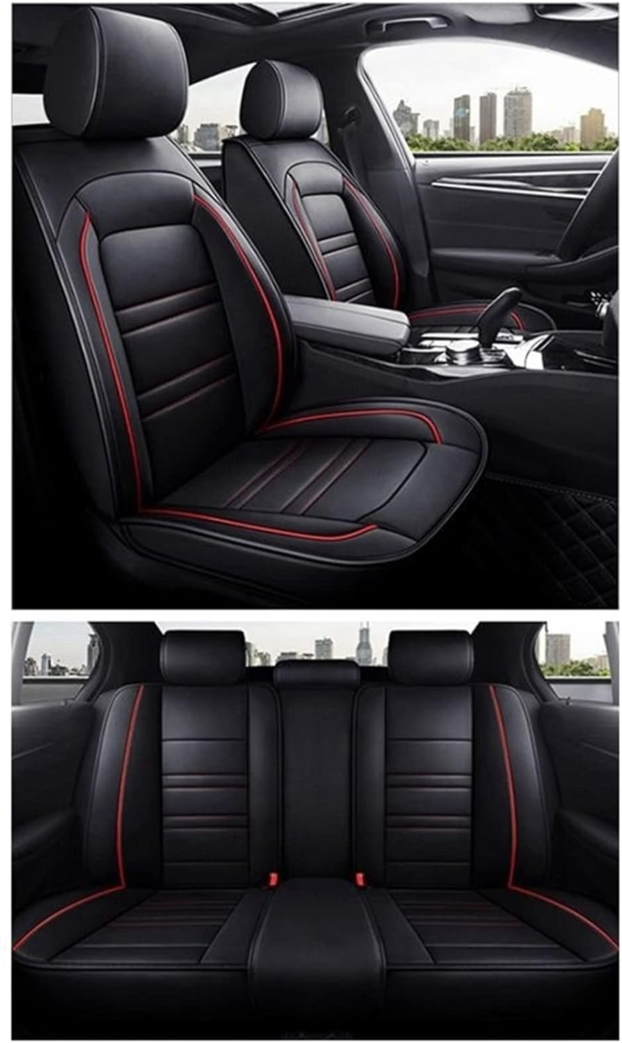 ZEntoy Juego completo de fundas de asiento de automóvil compatibles con Nissan Qashqai J11 J10 X-Trail T32 Juke Navara D22 Leaf Tiida Np300 Versa