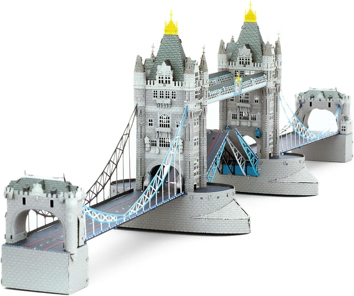 Metal Earth Kit de modelo de metal 3D de puente de la torre de Londres de la serie premium