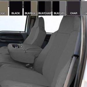 CalTrend DuraPlus – Fundas de asiento delanteros para Nissan Cube 2012-2014, inserto negro negro con ribete negro CalTrend DuraPlus – Fundas de asiento delanteros para Nissan Cube 2012-2014, inserto negro negro con ribete negro