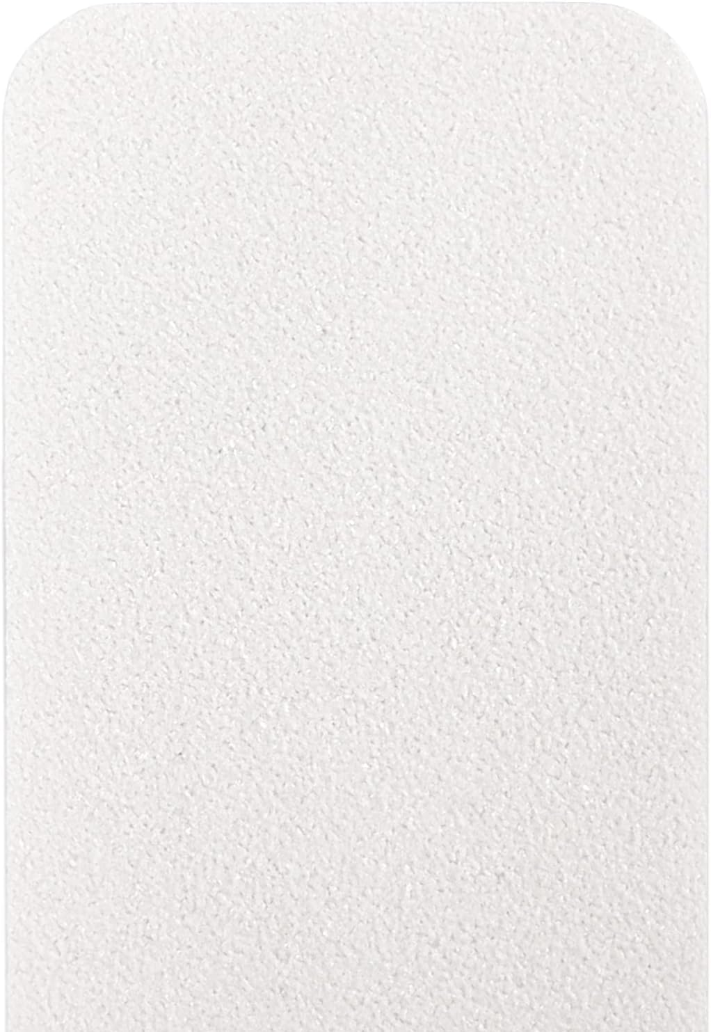 PANA Lima de uñas Emery Jumbo de doble cara para manicura, pedicura, uñas naturales y acrílicas, color blanco (grano 180180), paquete de 50 unidades