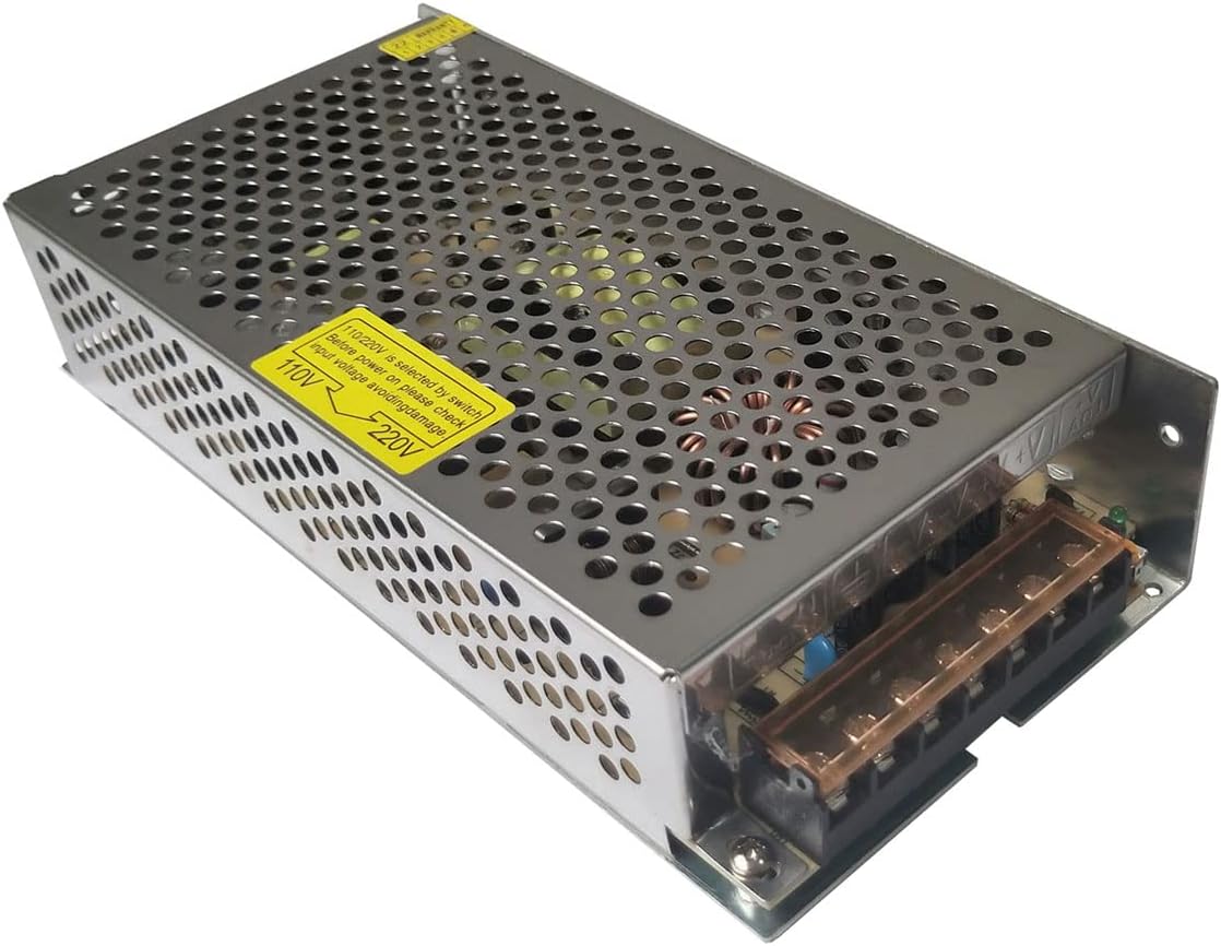 Henxlco AC 110V220V a DC 12V 15A 180W Adaptador de fuente de alimentación de conmutación regulada universal Transformador Convertidor de controlador