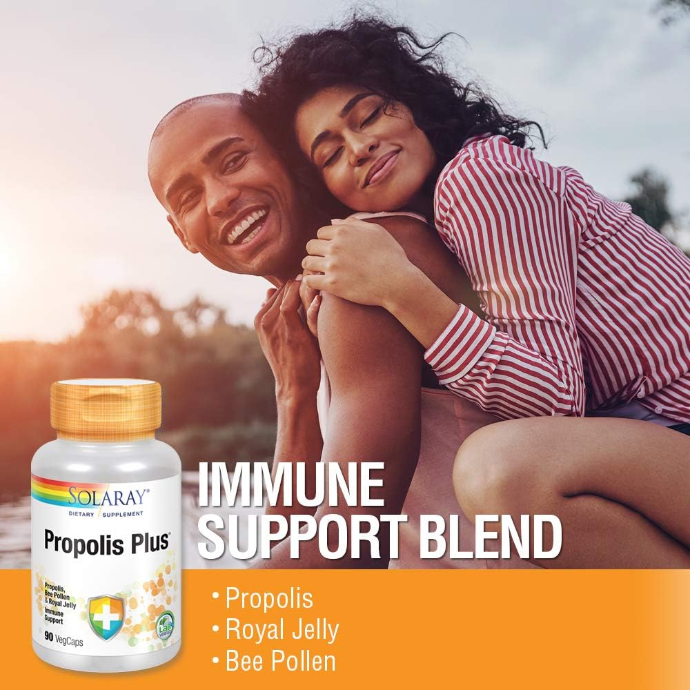 Solaray Propolis Plus – 90 Cápsulas