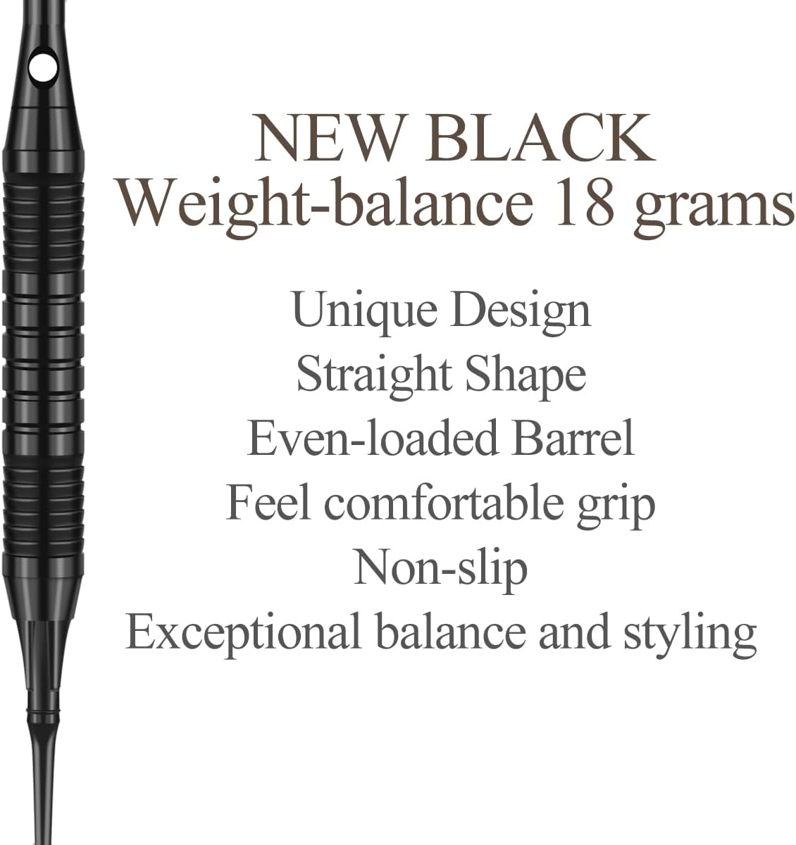 sanfeng Juego de puntas de plástico para dardos  0.63 oz 0.74 oz colorido arco iris punta suave dardos 50 juntas tóricas antisueltas 6 ejes