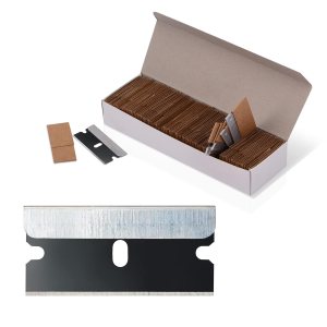 EHDIS 100 cuchillas de afeitar de acero al carbono de un solo filo para herramienta raspadora estándar, cuchillas de afeitar industriales de borde EHDIS 100 cuchillas de afeitar de acero al carbono de un solo filo para herramienta raspadora estándar, cuchillas de afeitar industriales de borde