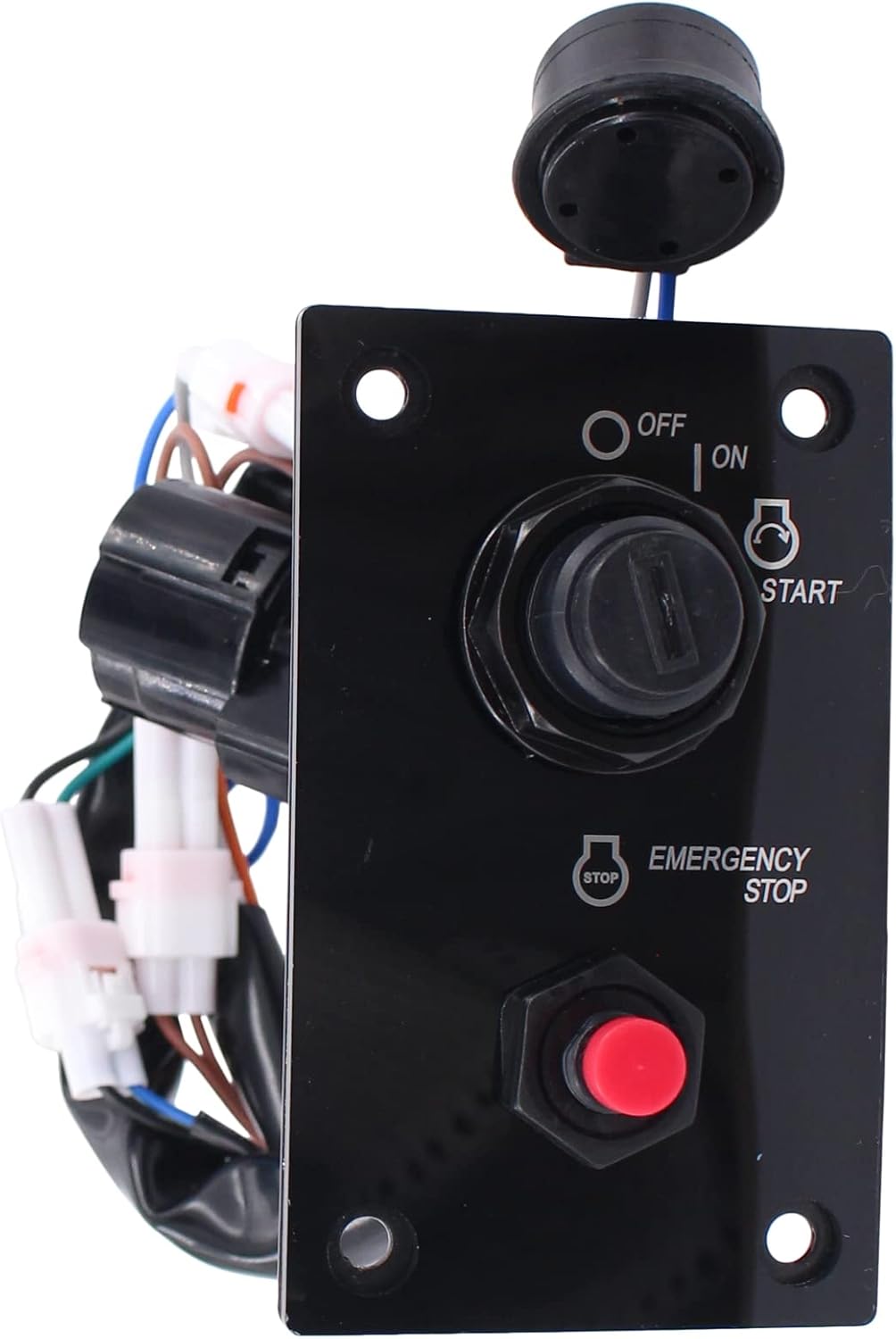 ApplianPar Panel de interruptor de encendido único superior fuera de borda con llave 37100-96J24 37100-96J27 para Suzuki