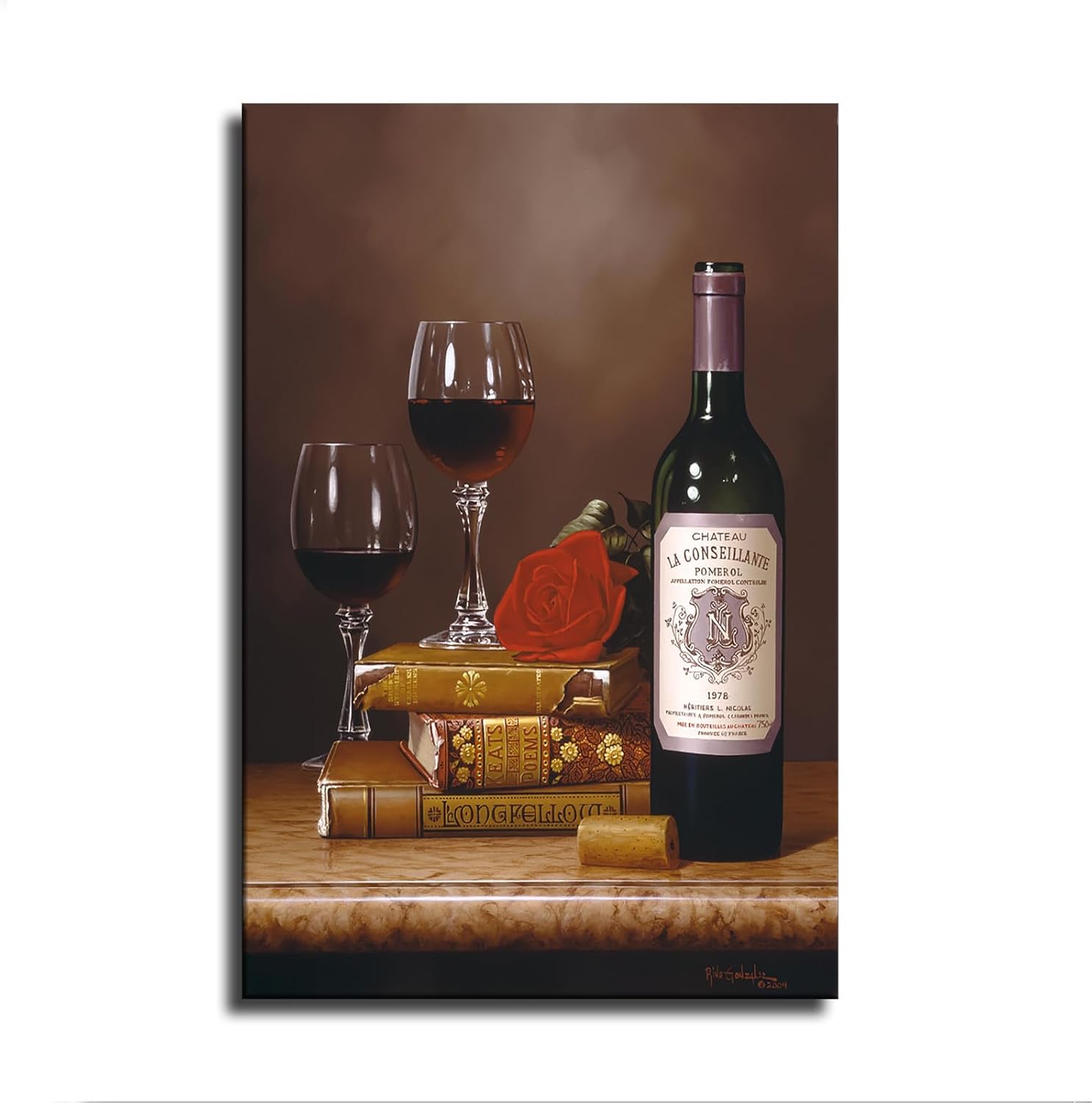 Imágenes retro de vino para cocina, póster decorativo, lienzo, pósteres de pared e impresión artística moderna para decoración de dormitorio