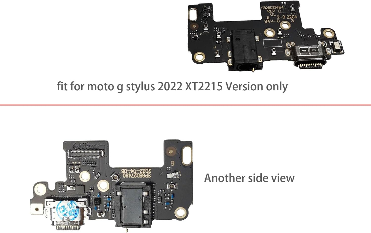 Moto G Stylus 2022 XT2215 – Puerto de carga de repuesto para Moto Rola, Moto g Stylus 2022 XT2215 de 6.0 pulgadas (no apto para g Stylus 2021, no