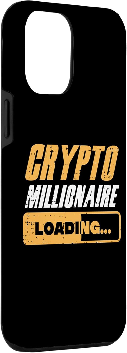 Funda para iPhone 14 Pro Max Crypto Millionaire Loading Cryptocurrency Trader Hombres Mujeres