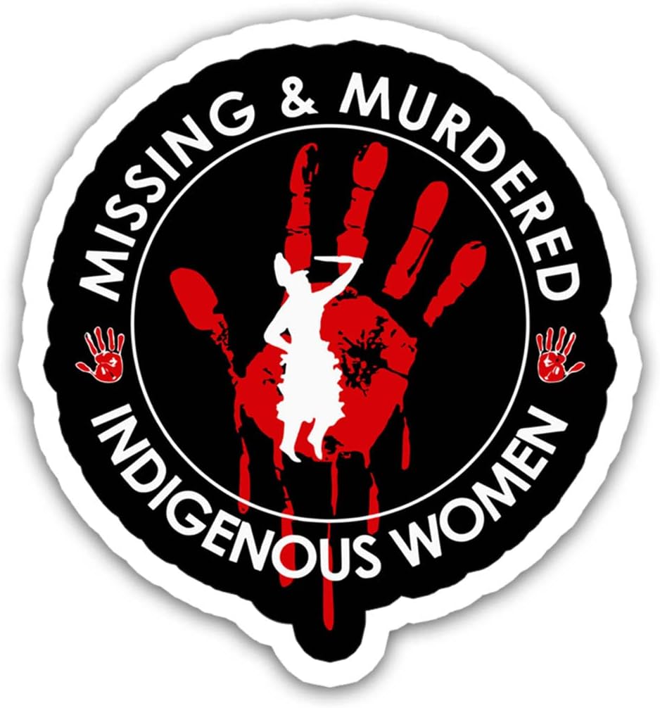 ULTRAVUTT – 3 calcomanías MMIW para mujeres indígenas desaparecidas y asesinadas, no más hermanas robadas, calcomanías de regalo para laptop,