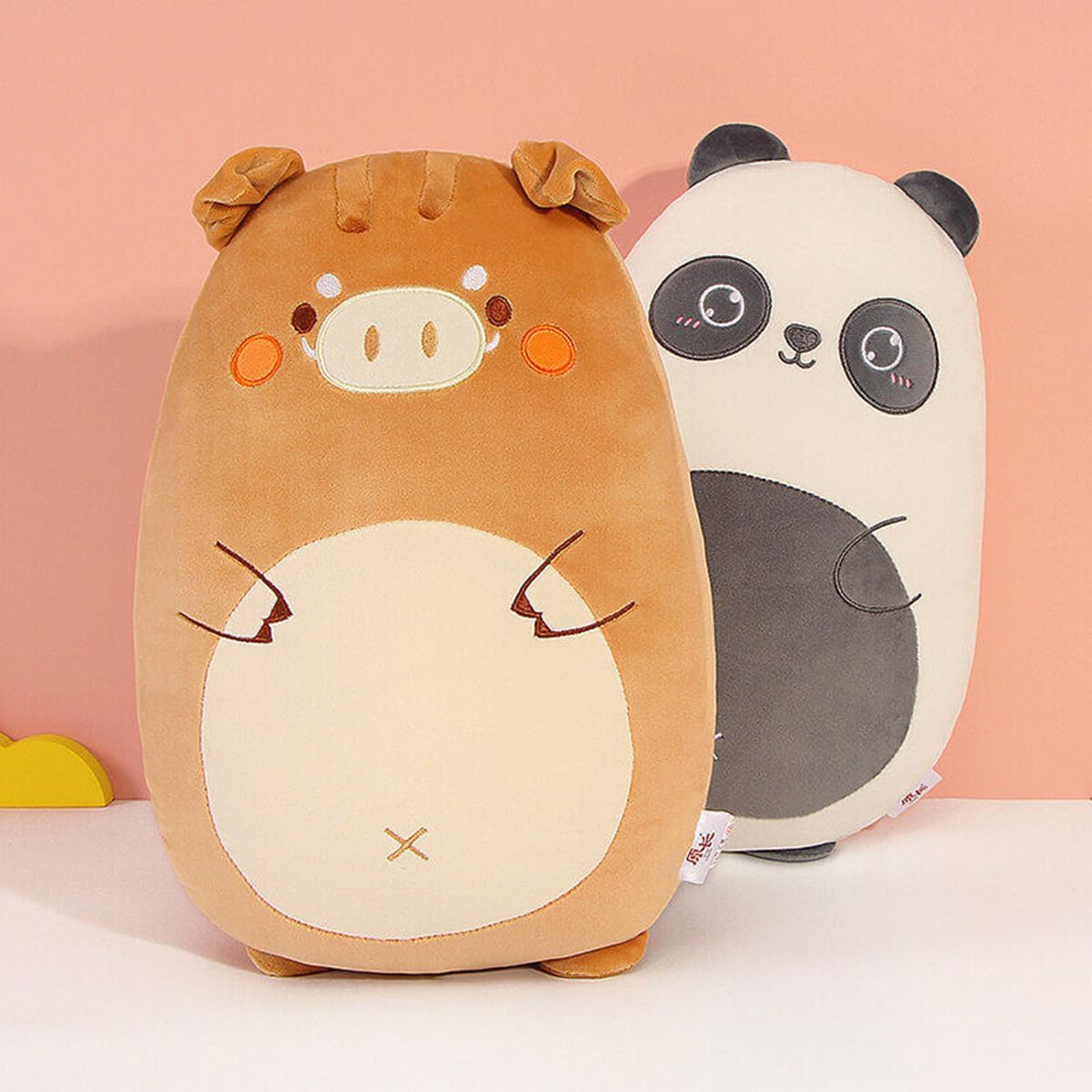 Kekeso Almohada de peluche de dinosaurio para abrazar, bonita almohada de peluche de animal de peluche, almohada suave de peluche de dibujos