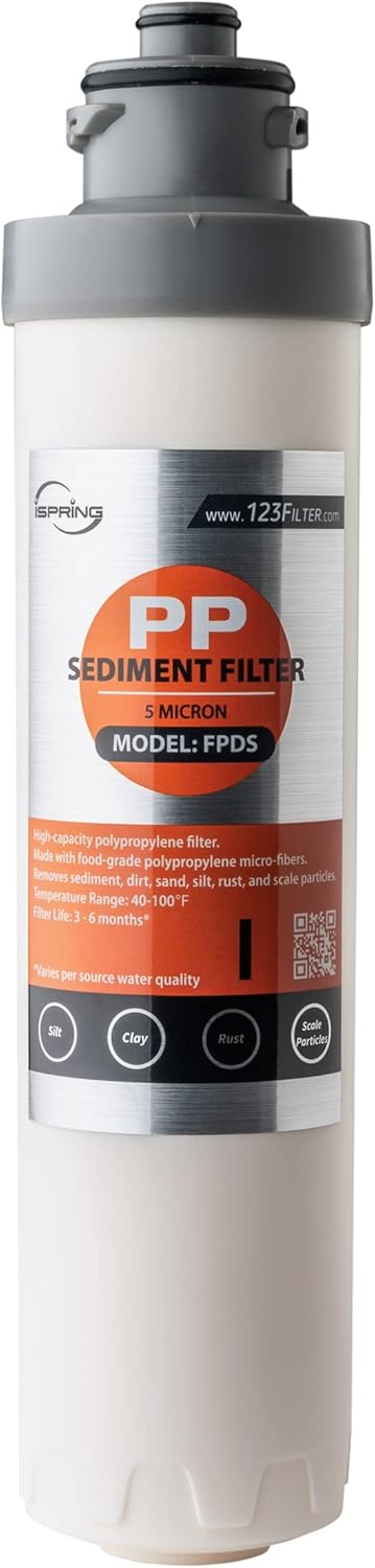 iSpring Reemplazo del filtro de sedimentos de primera etapa FPDS para DS4B y DS4S