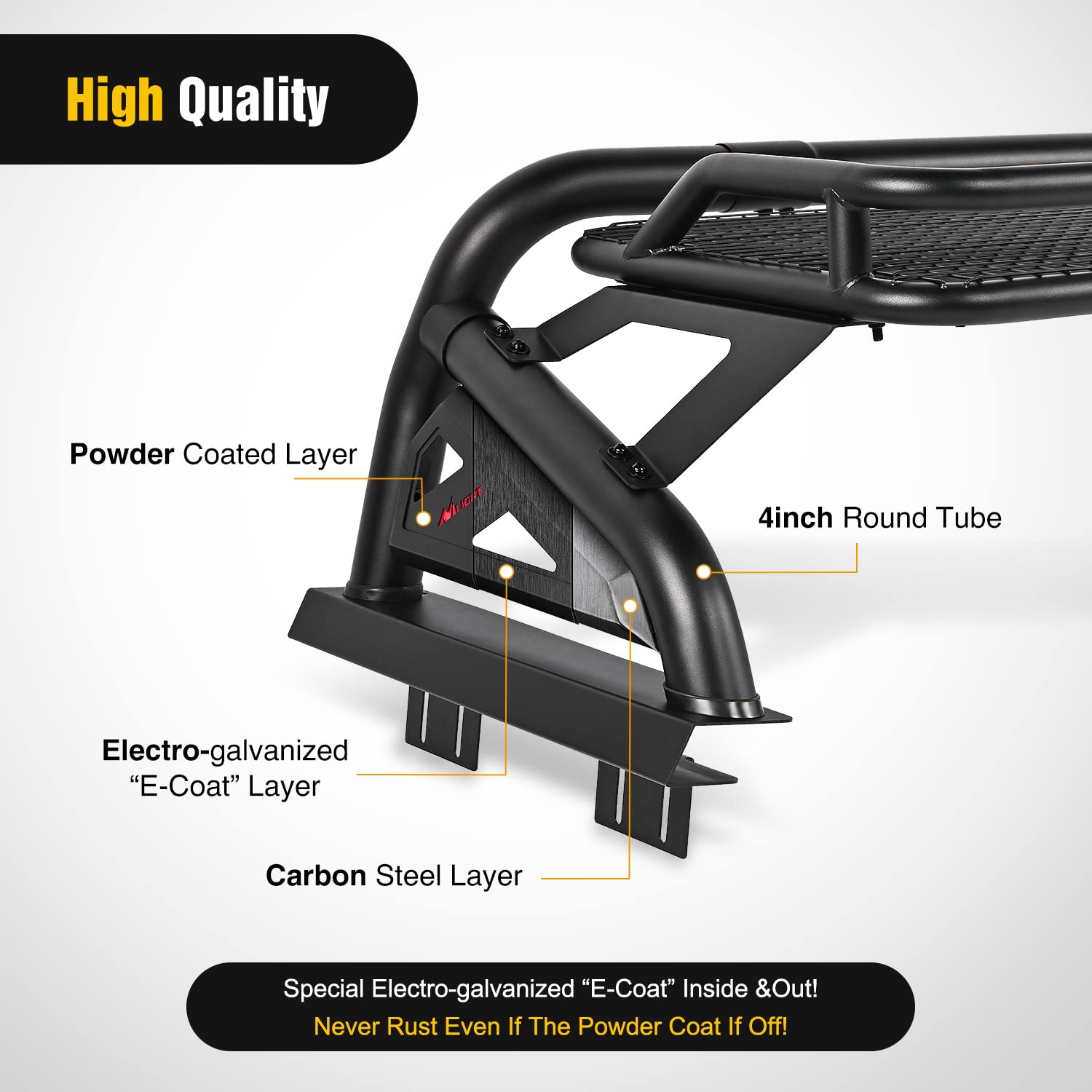 Nilight Cesta de carga para caja de camioneta Dodge Ram1500 2002-2023 Chevrolet SilveradoGMC Sierra1500 2014-2023 2015-2023F150 2014-2023Tundra se
