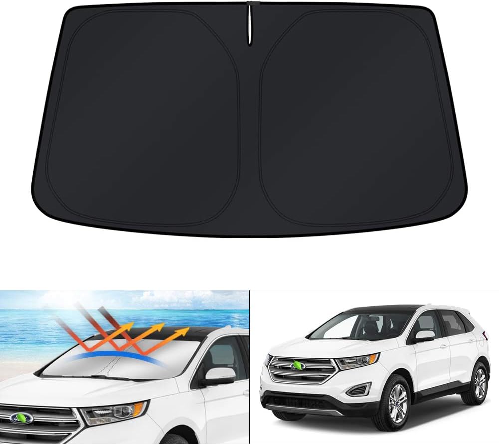 KUST – Parasol plegable para parabrisas, protector que bloquea los rayos UV y mantiene tu coche más fresco