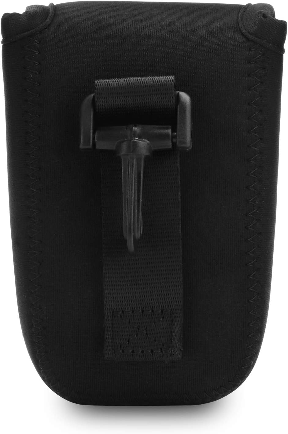 MegaGear Nikon Coolpix W300, AW130, Ricoh WG-30W, WG-50 Funda de neopreno ultra ligera para cámara, con mosquetón, color negro, MG1276, piel