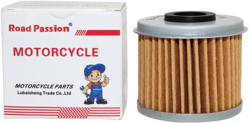 Road Passion Filtro de aceite de alto rendimiento para HONDA TRX450R 450 06-09 2012 TRX450 R 444 04-05 TRX450ER 450 06-09 12-14 (paquete de 5)