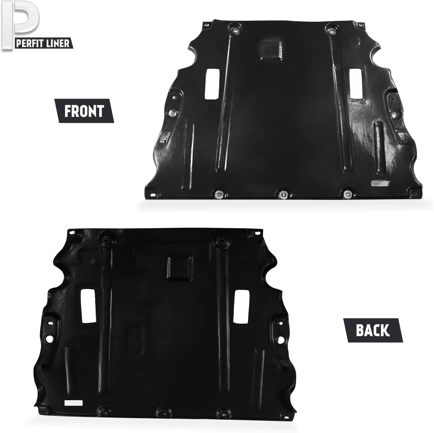 Perfit Liner Protector contra salpicaduras de motor para debajo del motor, compatible con Ford Fusion 2013-2016 y Lincoln MKZ FO1228126 DG9Z6P013E