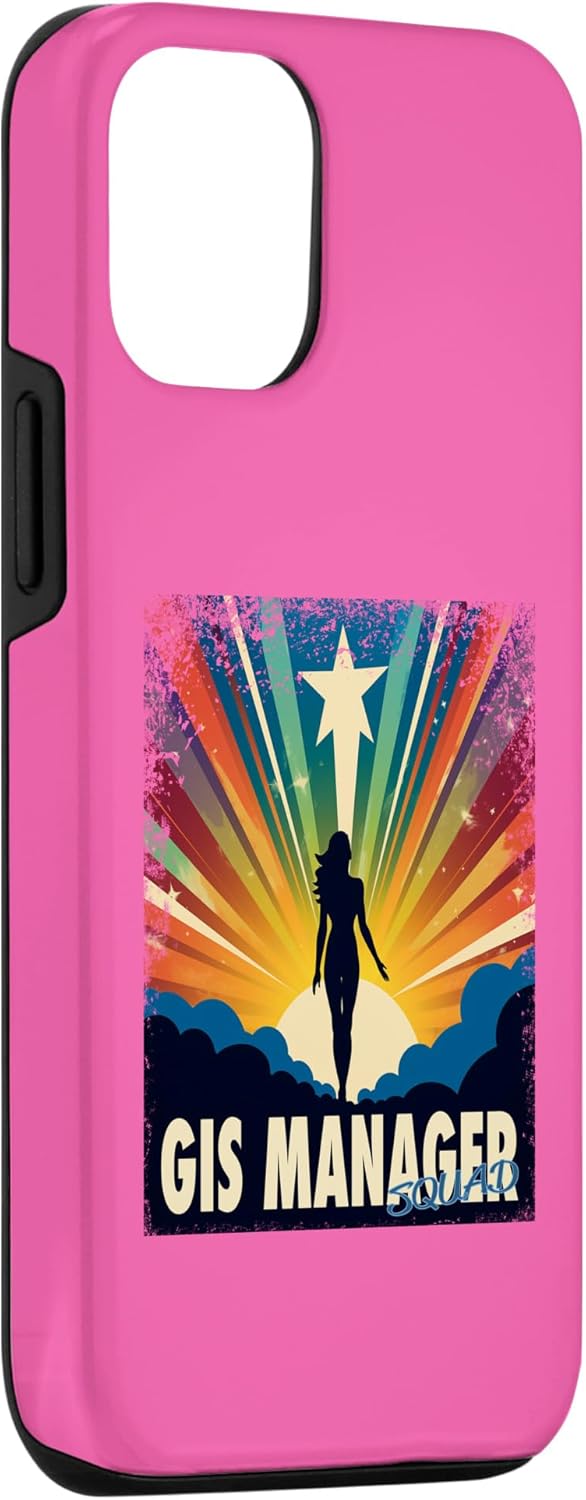 iPhone 13 GIS Manager Funny Female Hero Job Women Case
